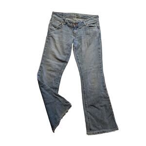 American Eagle AE artist lo rise boot cut  jeans size 10 reg 100% cotton
